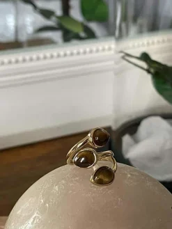Online Bague Acier Inoxydable Nafy Ocre Femmes Bague