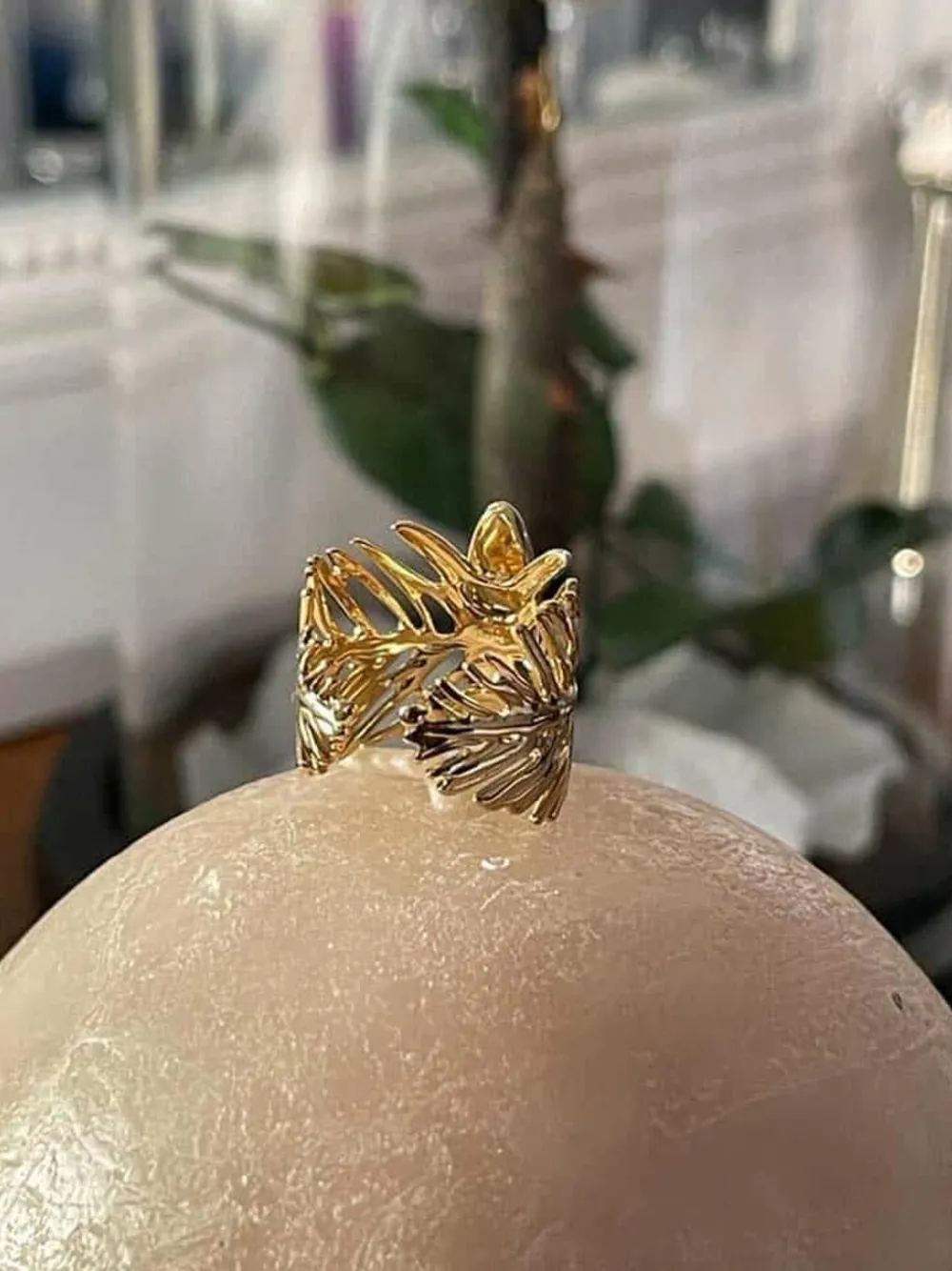 Cheap Bague Ajustable Blanc Tess Femmes Bague