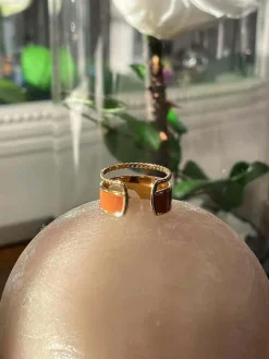 Outlet Bague Ajustable Caramel Dulce Femmes Bague