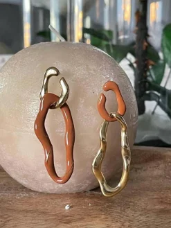 Flash Sale Boucles D'Oreille Marron Doris Femmes Boucles D'Oreille & Earcuff