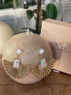 New Boucles D'Oreille Nacre Sandy Femmes Boucles D'Oreille & Earcuff
