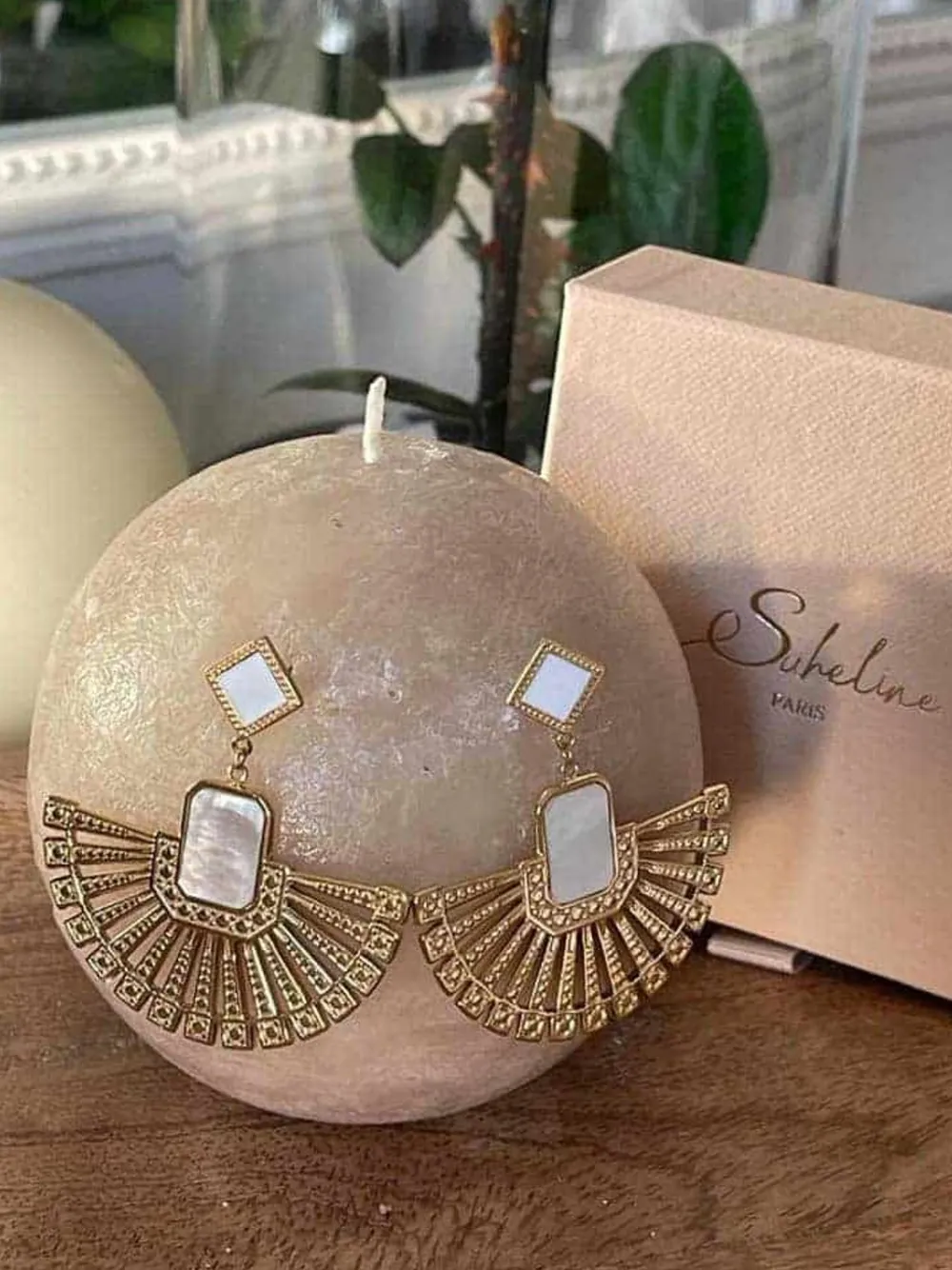 New Boucles D'Oreille Nacre Sandy Femmes Boucles D'Oreille & Earcuff