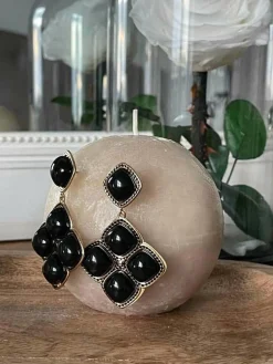 Cheap Boucles D'Oreille Noir Adele Femmes Boucles D'Oreille & Earcuff