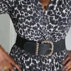 Online Ceinture Elastique Noir Sophia Femmes Ceinture