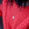 Outlet Collier Melanie Rouge Femmes Collier & Sautoir