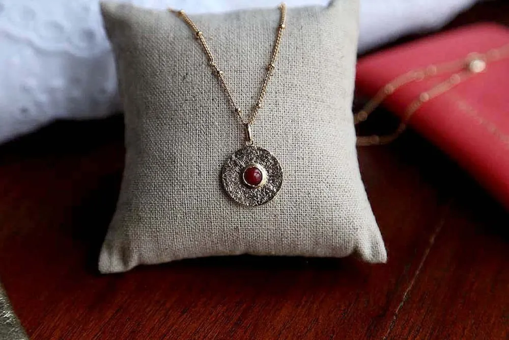 Outlet Collier Melanie Rouge Femmes Collier & Sautoir