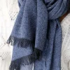 New Echarpe Bleu Fiona Femmes Echarpe & Tour De Cou