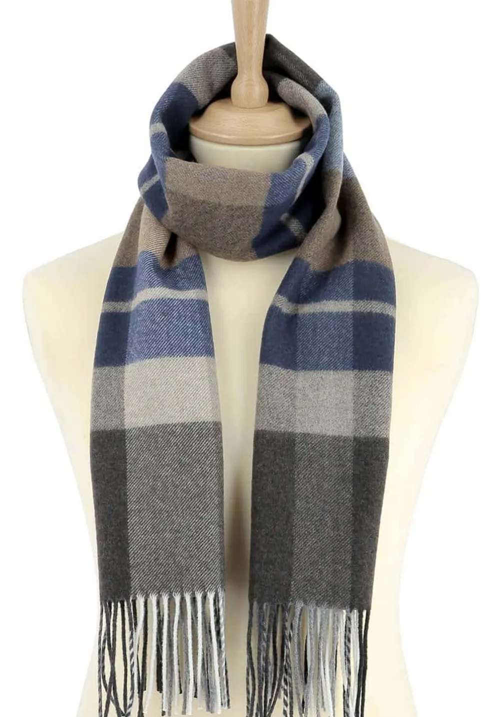 Outlet Echarpe Bleu Navid Homme Echarpe