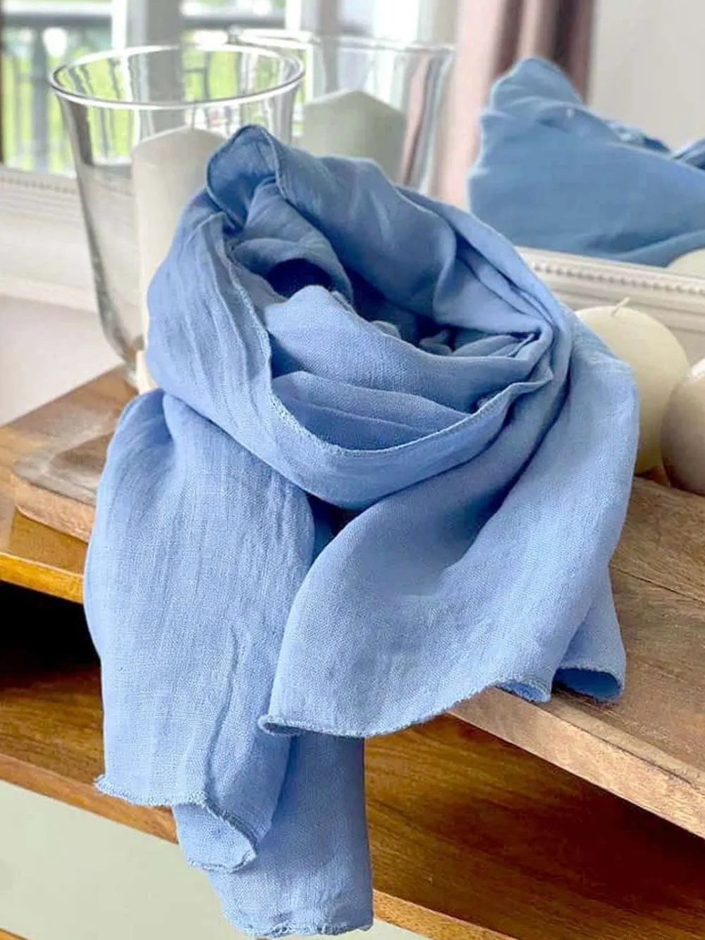 Online Foulard Bleu Ciel Emery Homme Foulard & Chèche Homme