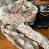Outlet Foulard Homme Ecru Miguel Homme Foulard & Chèche Homme