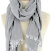 Fashion Foulard Homme Gris Clair Louis Homme Foulard & Chèche Homme