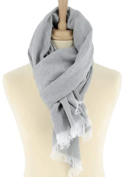 Fashion Foulard Homme Gris Clair Louis Homme Foulard & Chèche Homme