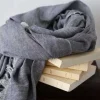 Hot Foulard Homme Gris Fonce Louis Homme Foulard & Chèche Homme