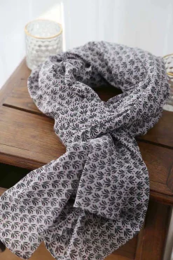 Sale Foulard Homme Violet / Noir Brooklyn Homme Foulard & Chèche Homme