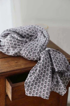 Sale Foulard Homme Violet / Noir Brooklyn Homme Foulard & Chèche Homme