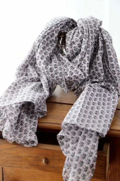 Sale Foulard Homme Violet / Noir Brooklyn Homme Foulard & Chèche Homme