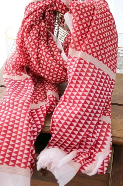 Outlet Foulard Rouge Kenta Homme Foulard & Chèche Homme