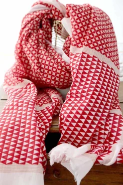 Outlet Foulard Rouge Kenta Homme Foulard & Chèche Homme