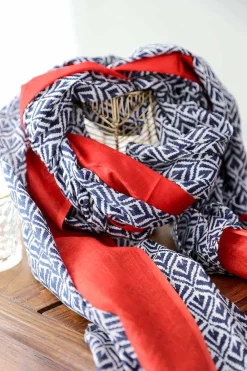 Fashion Foulard Rouge Timothy Homme Foulard & Chèche Homme