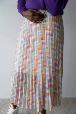New Jupe Plissee Rose Ziguy Femmes Jupe