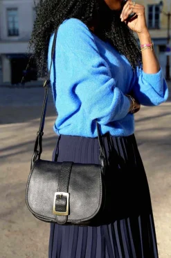 Best Jupe Plissee Uni Bleu Caudy Femmes Jupe