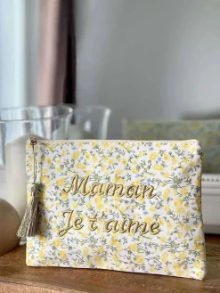 Outlet Pochette A Message Jaune Taje Femmes Pochette & Trousse