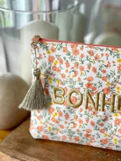 New Pochette A Message Orange Shanty Femmes Pochette & Trousse