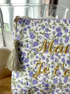 Online Pochette A Message Violet Taje Femmes Pochette & Trousse