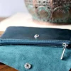 Cheap Porte-Cartes Bleu Petrole Lorna Femmes Porte-Cartes