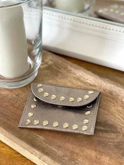 Outlet Porte-Cartes Dore Champagne Dexie Femmes Porte-Cartes