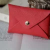 Online Porte-Cartes En Cuir Corail Auguste Femmes Porte-Cartes
