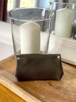 New Porte-Cartes Gris Anthracite Avery Femmes Porte-Cartes