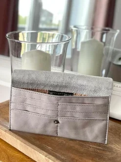 New Porte-Cartes Gris Molly Femmes Porte-Cartes