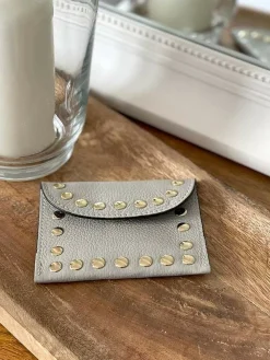 New Porte-Cartes Gris Taupe Storm Femmes Porte-Cartes
