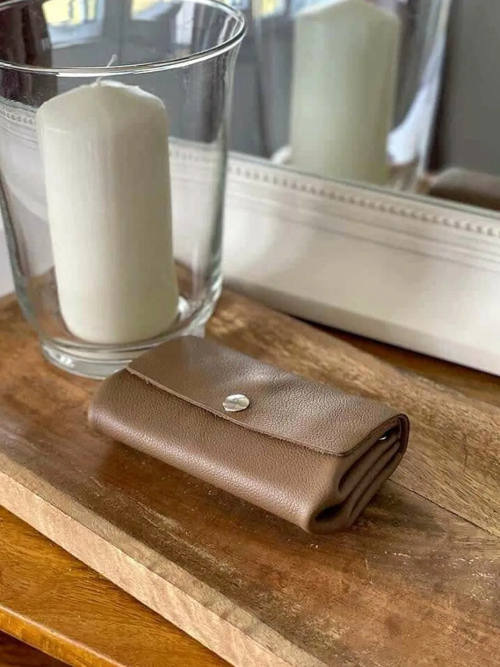 Fashion Porte-Cartes Marron Taupe Avery Femmes Porte-Cartes