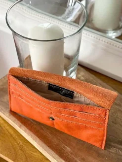 Clearance Porte-Cartes Orange Molly Femmes Porte-Cartes