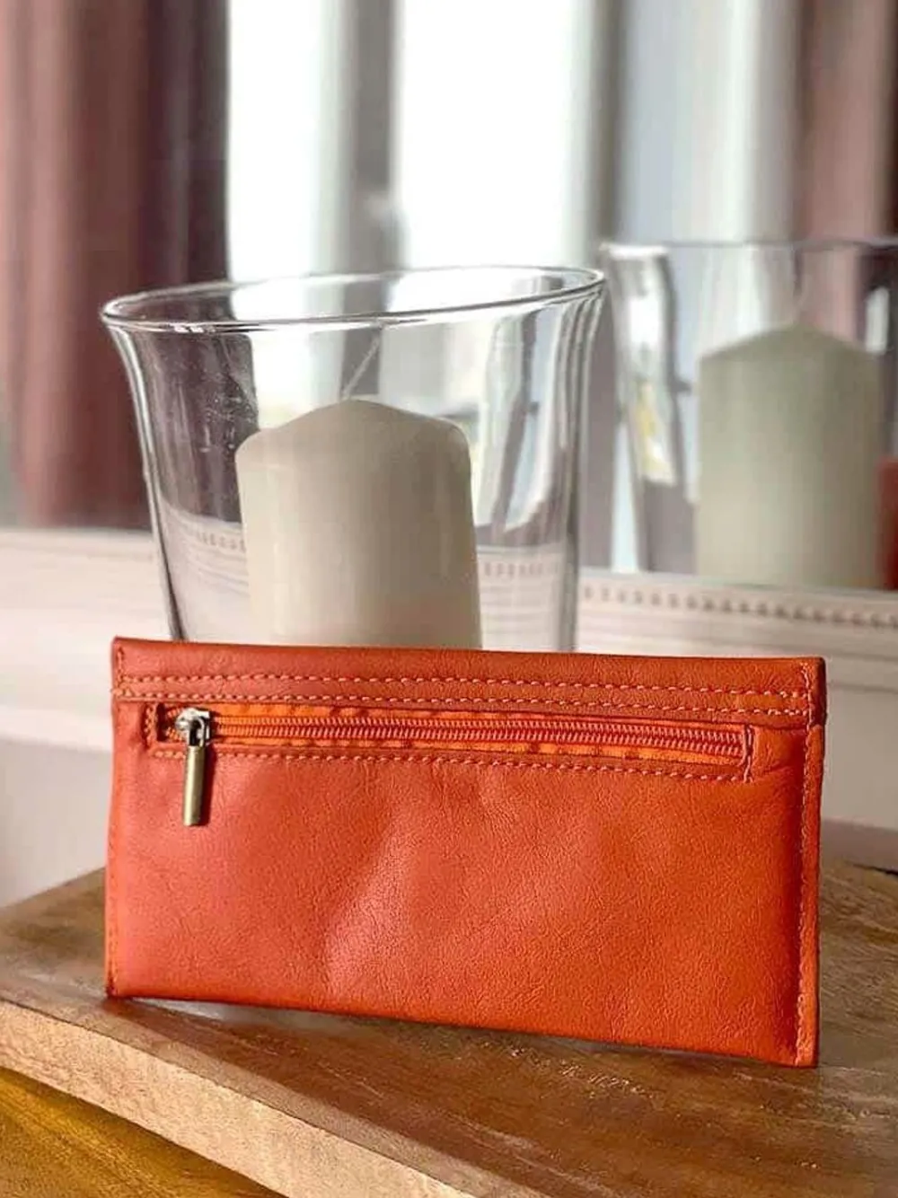 Clearance Porte-Cartes Orange Molly Femmes Porte-Cartes