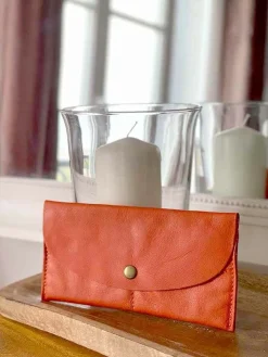 Clearance Porte-Cartes Orange Molly Femmes Porte-Cartes