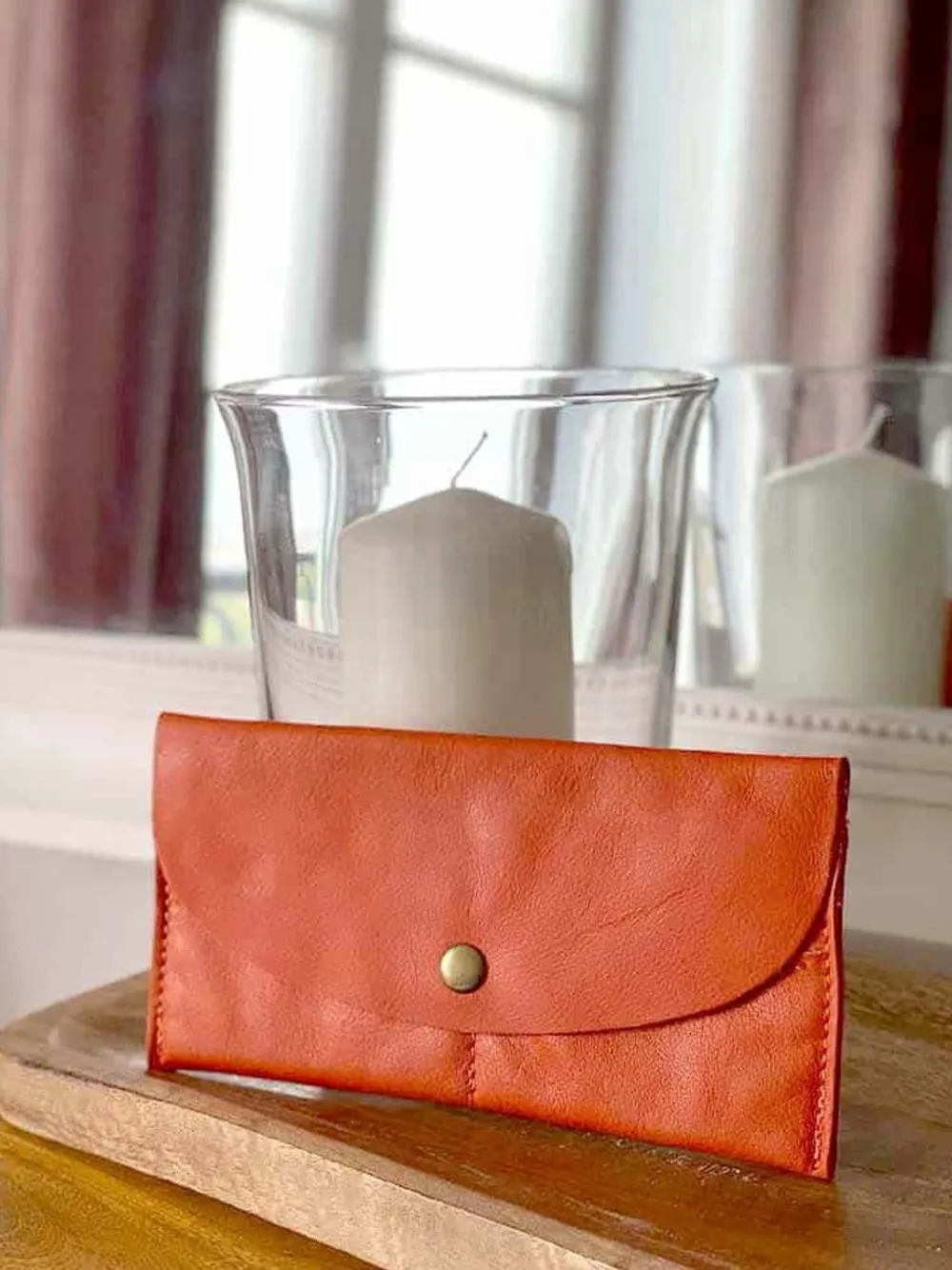 Clearance Porte-Cartes Orange Molly Femmes Porte-Cartes