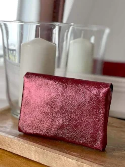 Outlet Porte-Cartes Rouge Efyra Femmes Porte-Cartes