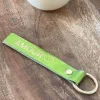 Best Sale Porte-Clés En Cuir Vert Anis Daisy Femmes Porte-Clés