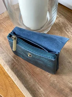 Cheap Porte-Monnaie Bleu Anissa Femmes Porte-Monnaie