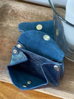 Fashion Porte-Monnaie Bleu Greta Femmes Porte-Monnaie