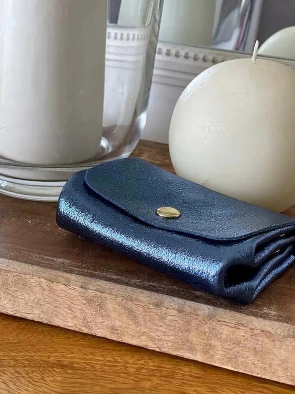 Fashion Porte-Monnaie Bleu Greta Femmes Porte-Monnaie