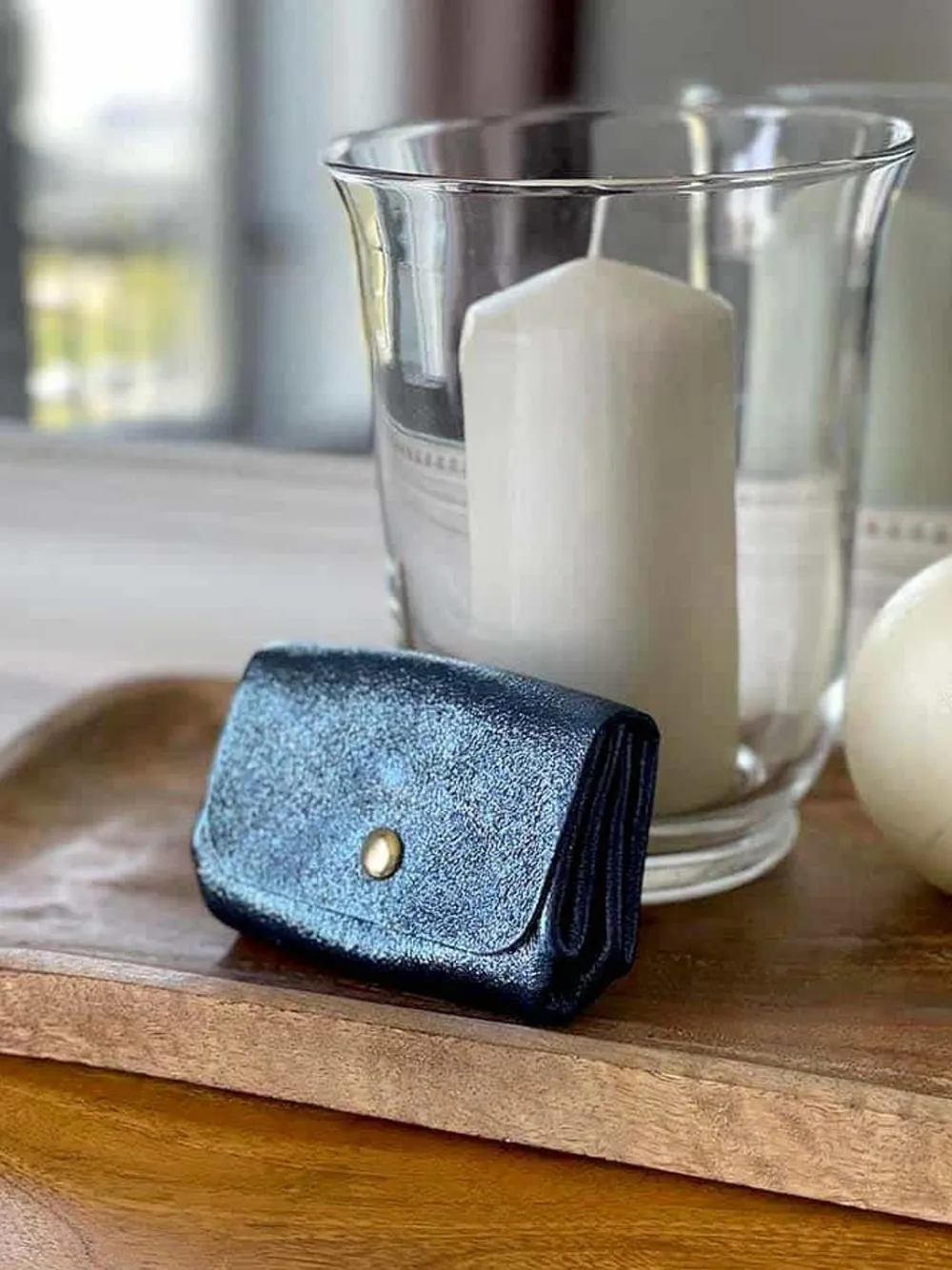 Fashion Porte-Monnaie Bleu Greta Femmes Porte-Monnaie