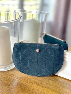 Best Sale Porte-Monnaie Bleu Petrole Zola Femmes Porte-Monnaie