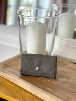 Online Porte-Monnaie Gris Anthracite Deepa Femmes Porte-Monnaie