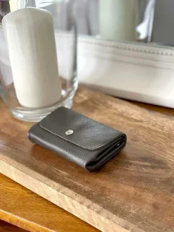Online Porte-Monnaie Gris Anthracite Deepa Femmes Porte-Monnaie