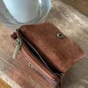 Shop Porte-Monnaie Orange Rouille Anissa Femmes Porte-Monnaie