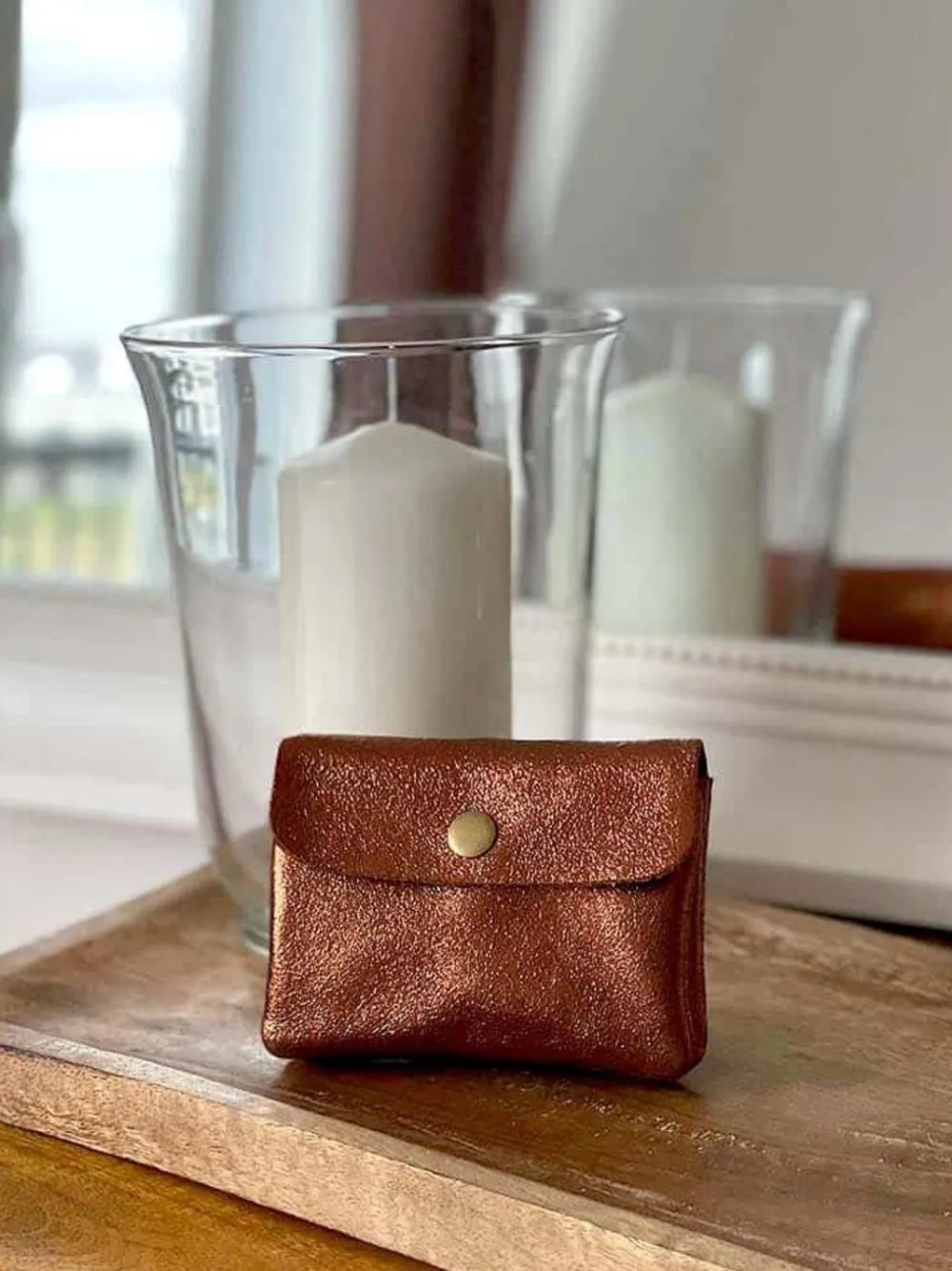 Shop Porte-Monnaie Orange Rouille Anissa Femmes Porte-Monnaie
